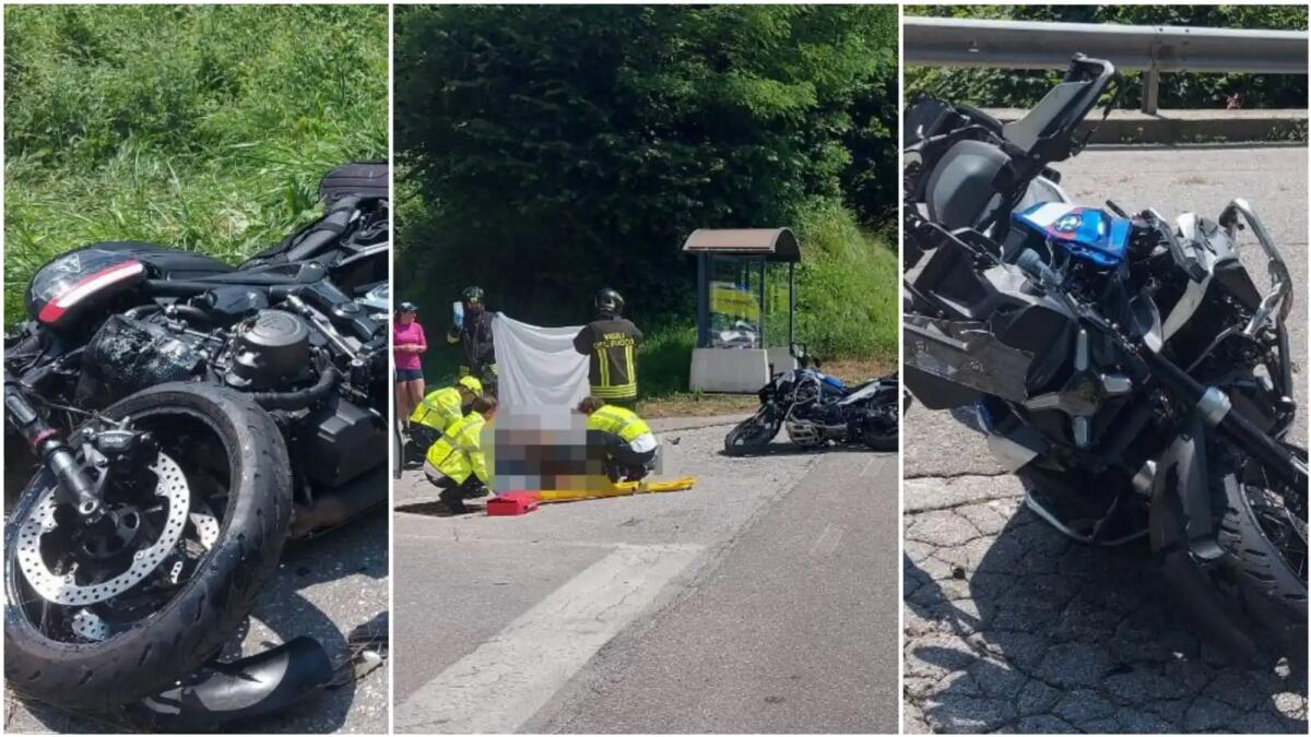 Tremendo scontro tra due moto: feriti i centauri, uno è gravissimo -