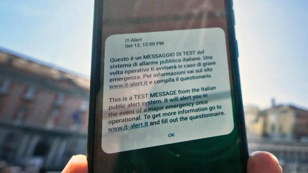 IT-alert, si ricomincia: test in Veneto. Chi e quando riceverà il messaggio di allarme - 