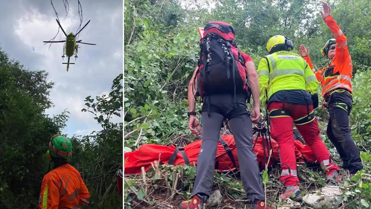 Precipita con il parapendio e non riesce ad aprire il paracadute d'emergenza: ferito un uomo - 