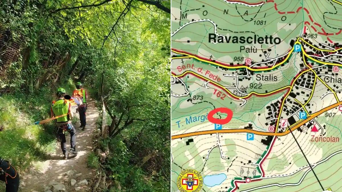 Cade durante la passeggiata nel bosco e si infortuna: soccorsa una donna 57enne - 