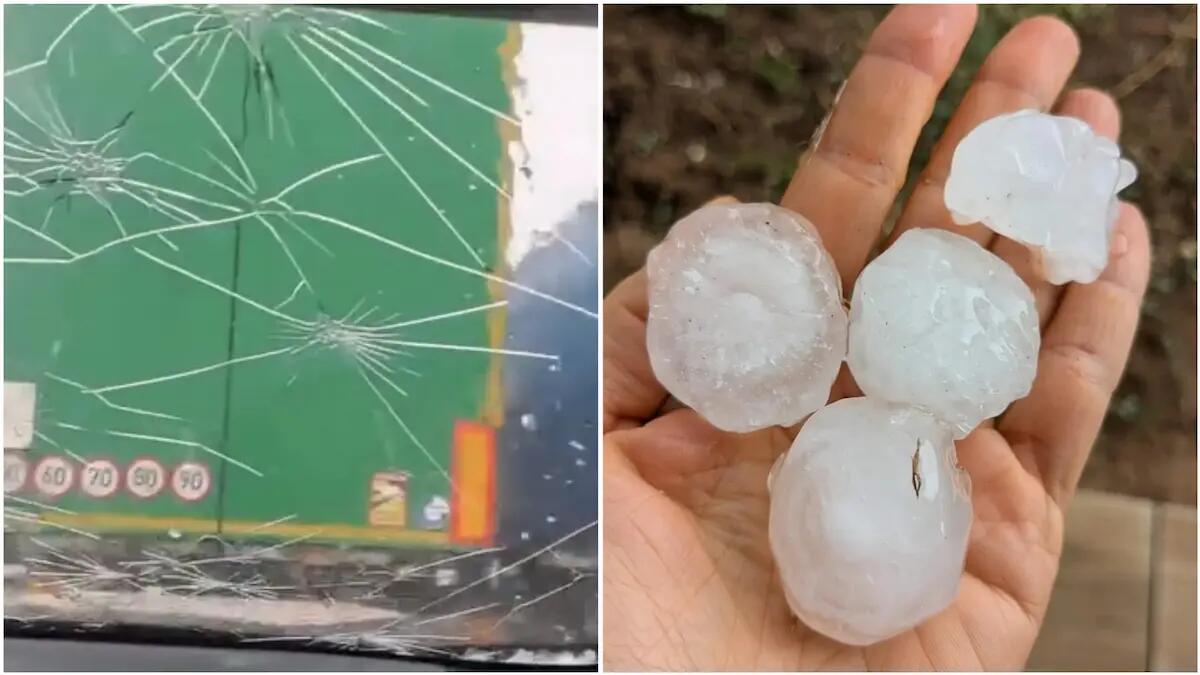 Grandinate nelle province di Verona e Vicenza: danni e parabrezza distrutti - 