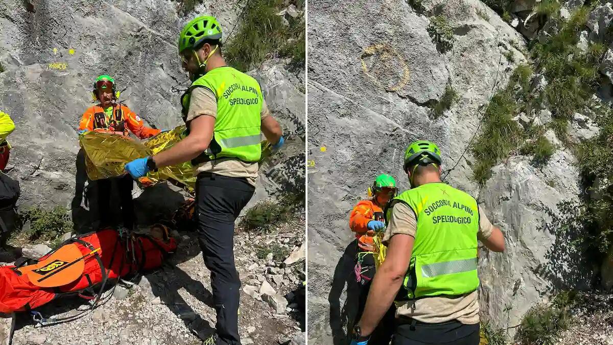 Travolta da sassi caduti dall'alto, cade sulla ferrata a Tolmezzo: soccorsa una donna - 