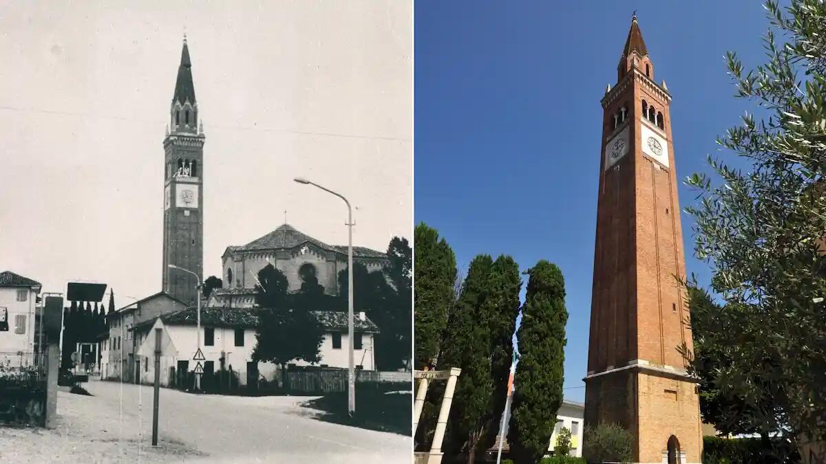 Fiume Veneto. Festa grande per il centenario del campanile di Bannia - 