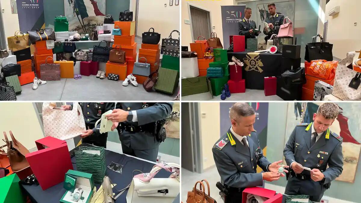 La boutique in centro vende vestiti e accessori di lusso tarocchi: sequestrati oltre 1.100 capi - 