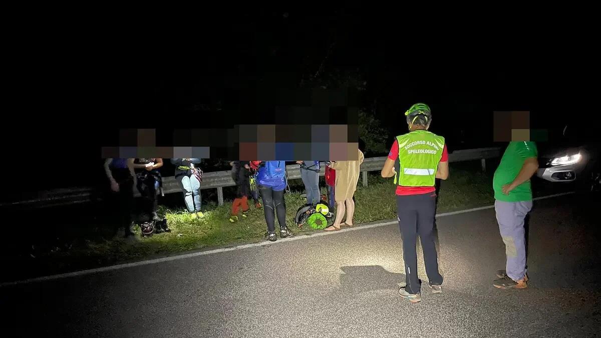 Notte di paura per un gruppo di forristi bloccati vicino alla diga del Tul: recuperati - 