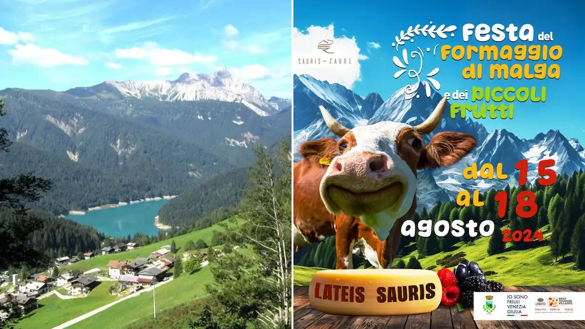 Lateis di Sauris ospita la Festa dei Formaggio, ricotta di Malga e dei Piccoli Frutti - 