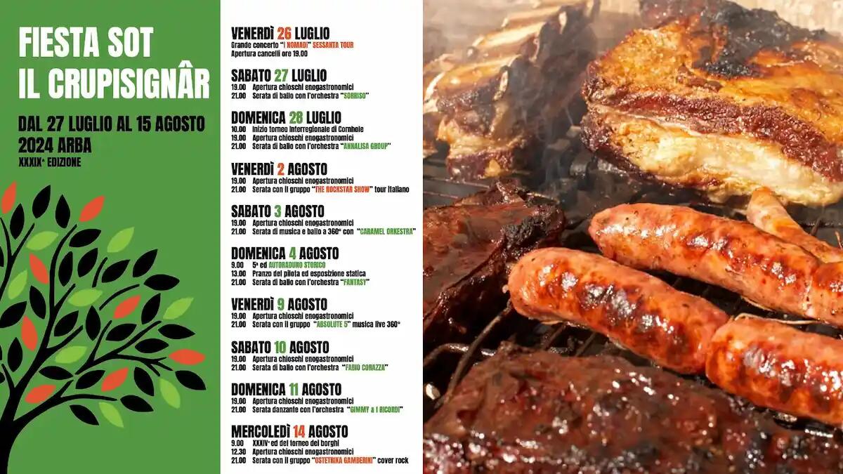 Arba, Fiesta Sot il Crupisignâr, torna la sagra dell'ippocastano: il programma - 