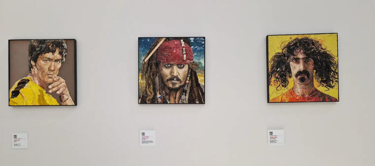 Spilimbergo: una galleria di ritratti a mosaico incanta i visitatori - 