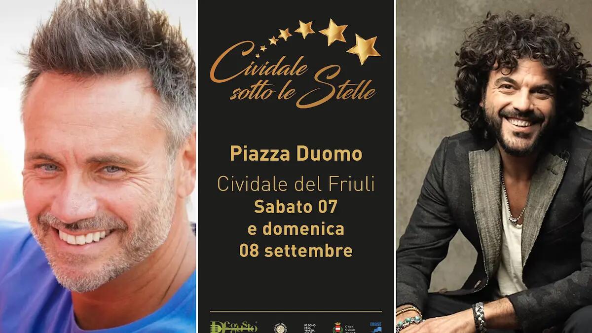Debutta "Cividale sotto le stelle": musica e sapori in Piazza. Renga e Nek in concerto gratis - 