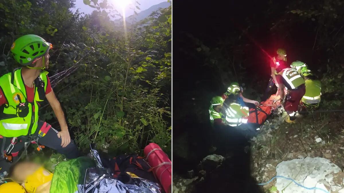 Il miracolo dei soccorritori: ritrovato giovane disperso da 24 ore. Era caduto perdendo i sensi - 