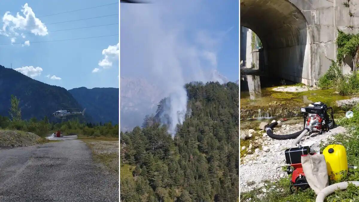 Incendi in Friuli Venezia Giulia: nuovo rogo a Chiusaforte. La situazione attuale - 