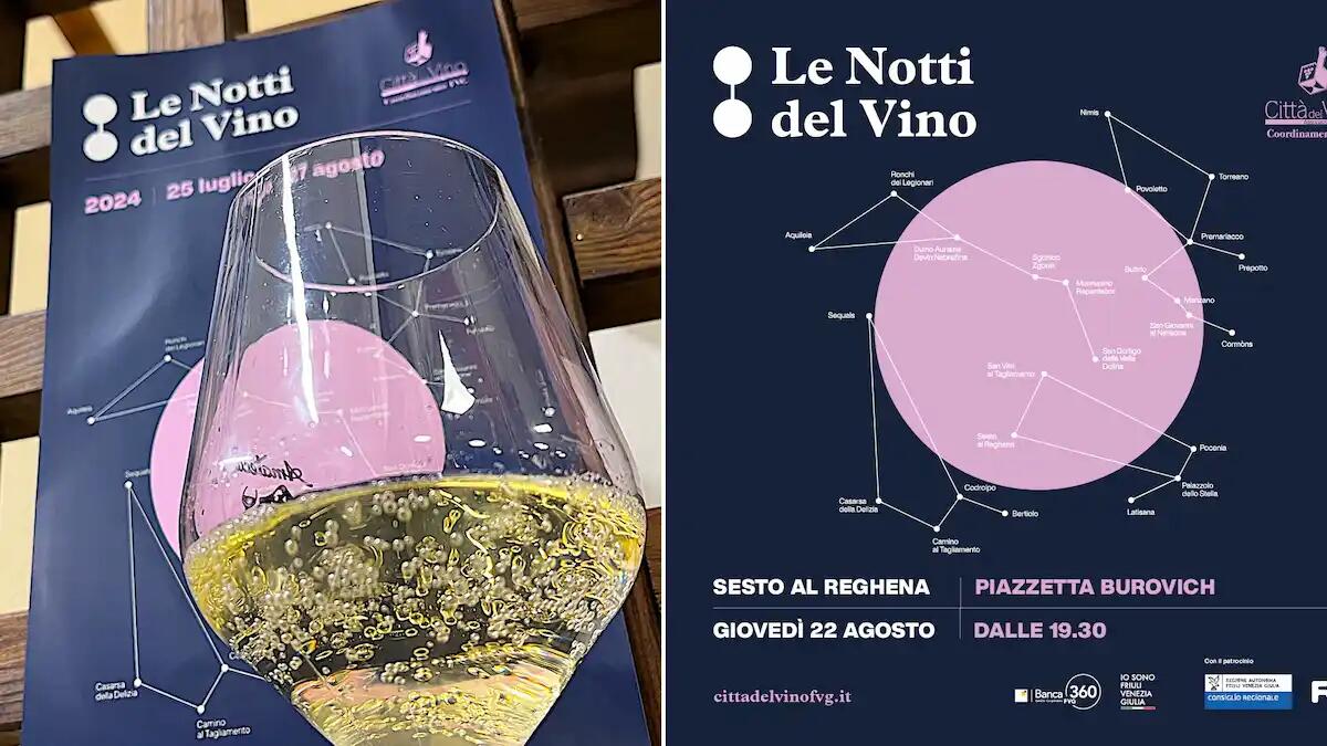 Nuova tappa de Le Notti del Vino: appuntamento a Sesto al Reghena. Ecco quando - 