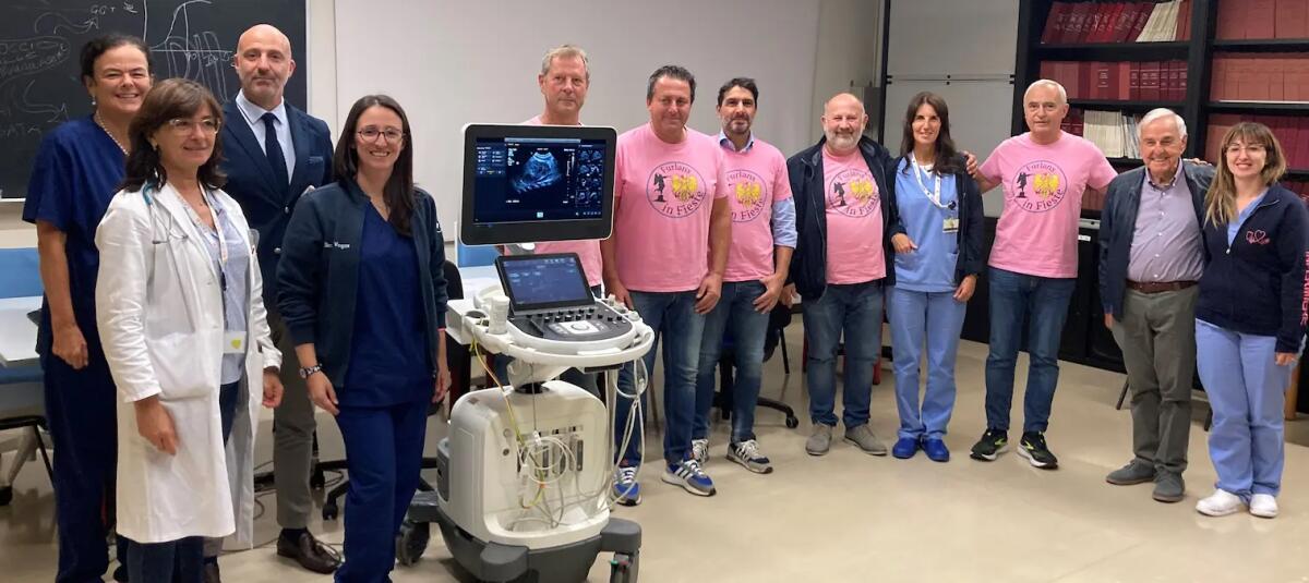 Solidarietà, donata una sonda ecografica per i piccoli pazienti della Pediatria di Udine - 