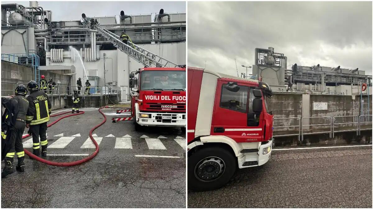 Scoppia il gruppo frigo, incendio al Pastificio Rana - 