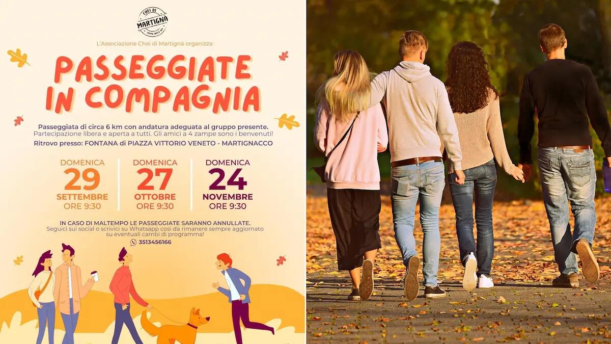 A Martignacco le "Passeggiate in Compagnia" per un autunno all'insegna della convivialità - 