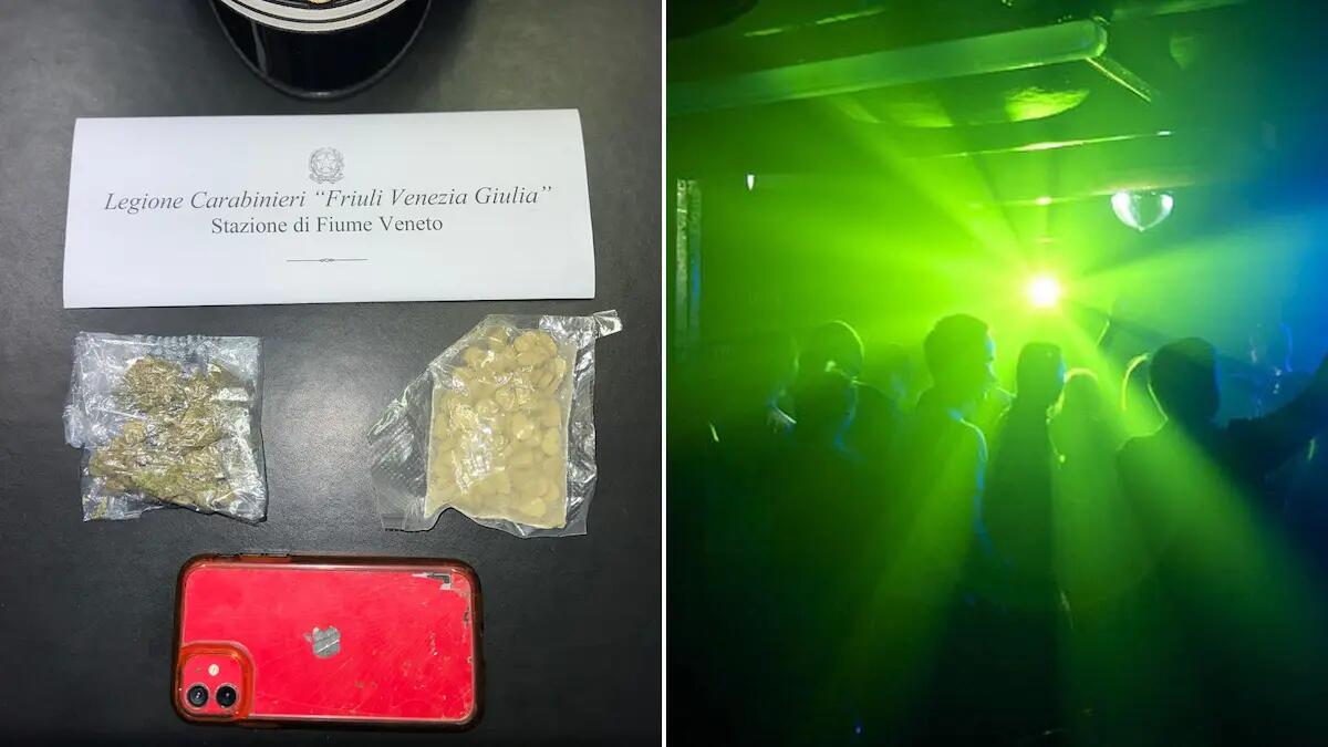 Offre la droga a una persona in discoteca, ma era un Carabiniere in borghese: arrestato - 