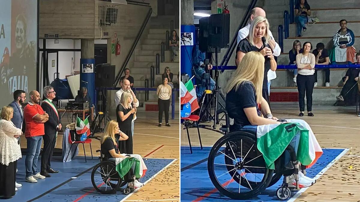 Bagno di folla a Zoppola per il rientro a casa di Giada Rossi: «un grande esempio e modello» - 