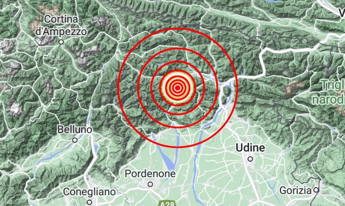 Scossa di terremoto in Friuli Venezia Giulia, l'epicentro a Tramonti di Sopra - 