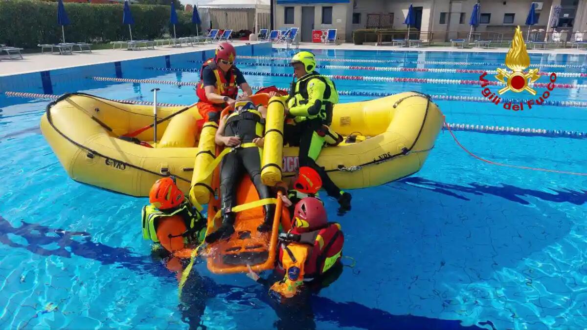 Addestramento congiunto tra Vigili del fuoco e personale dell’Azienda Sanitaria Pordenonese - 