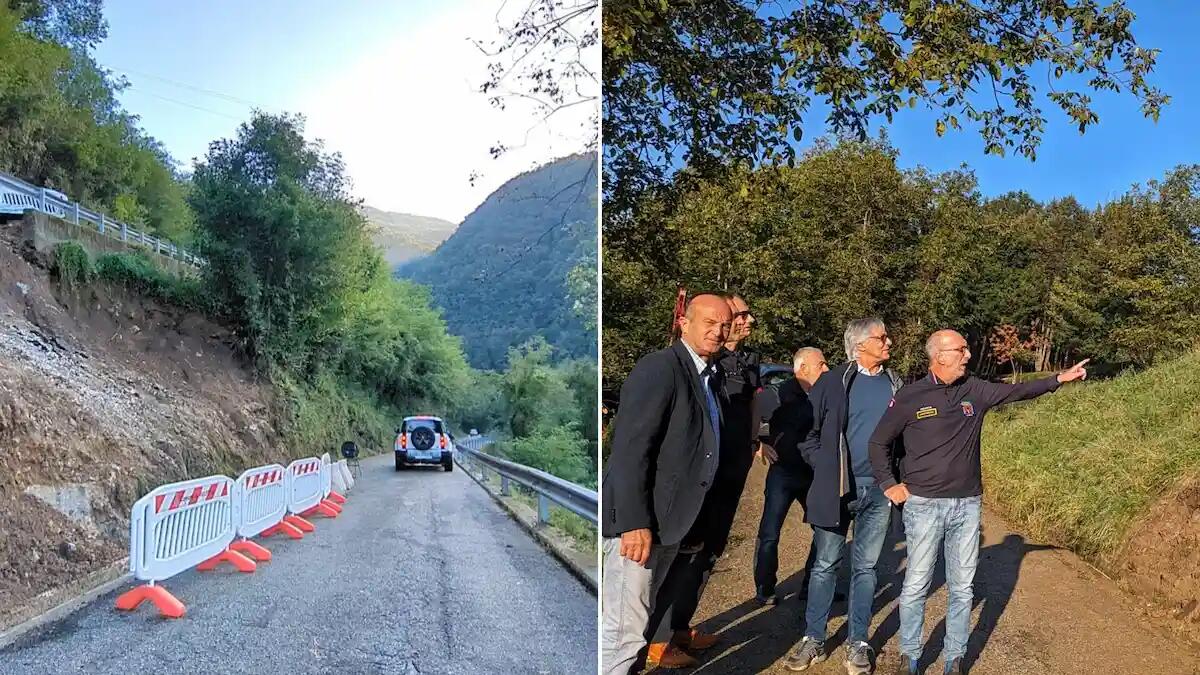 Maltempo, interventi urgenti a Pulfero dopo le due frane: «subito 470.000 euro per lavori» - 