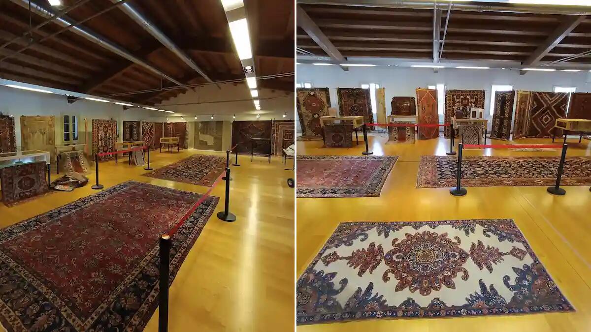 Inaugurata la Mostra tappeti orientali a Monfalcone con il dott. Vettoretti - 