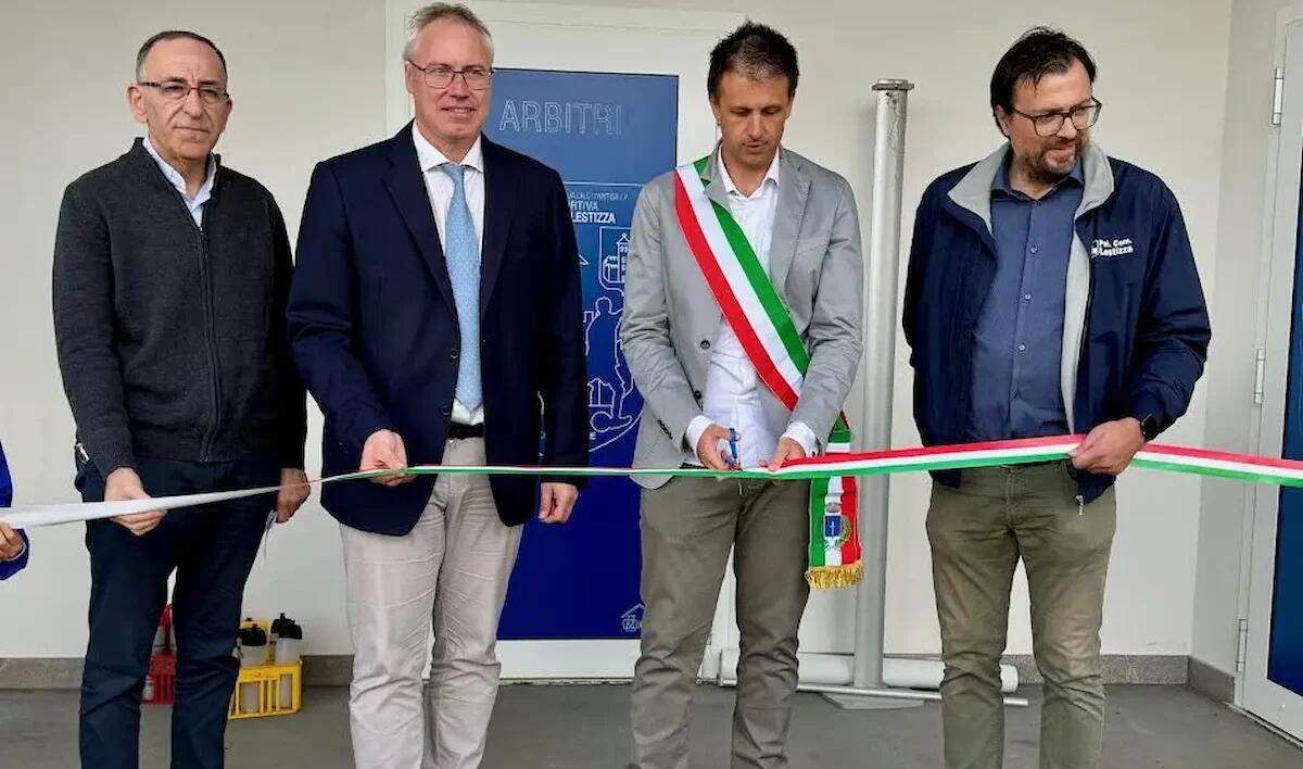 Lestizza inaugura i nuovi spogliatoi del campo sportivo di Galleriano - 