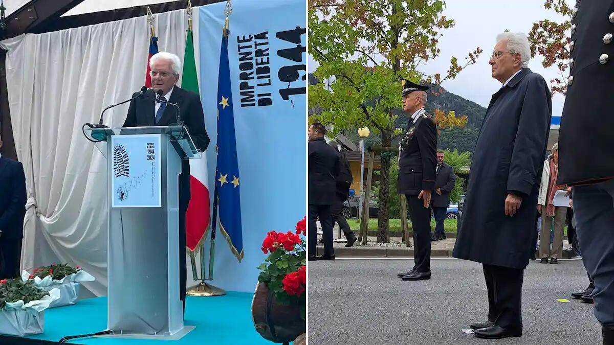 Mattarella ad Ampezzo: la commemorazione degli 80 anni della Zona libera - 