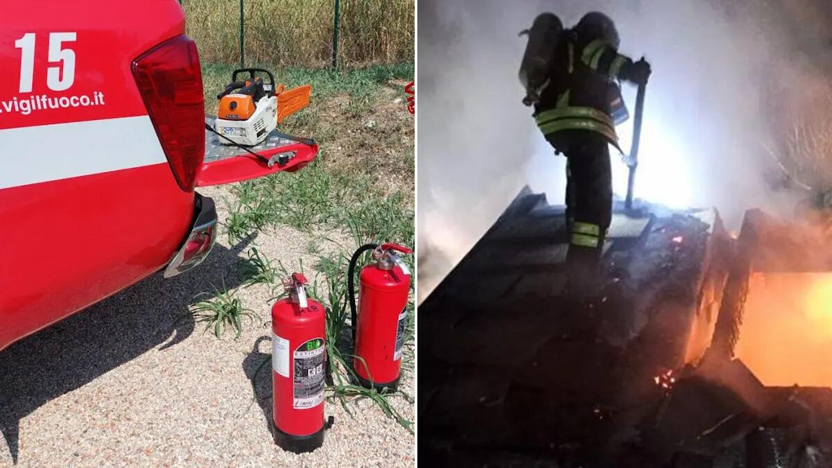 Il tetto della casera va a fuoco nella notte: paura per 8 ragazzi all'interno della struttura - 