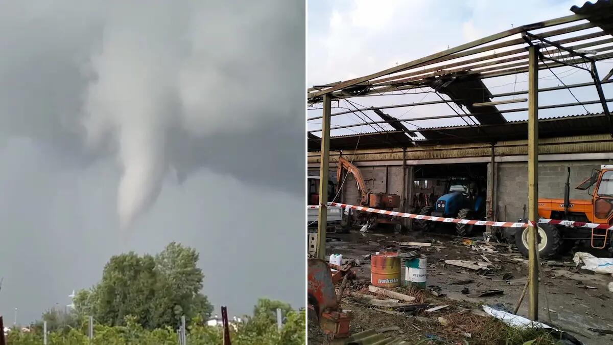 Gorgo al Monticano colpita da una tromba d'aria: gravi danni, nessun ferito | VIDEO - 