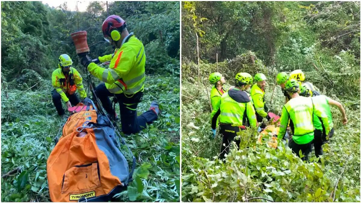Recuperato Cristian Fabrello, il ciclista disperso: caduto per 50 metri. Ecco cosa è successo -