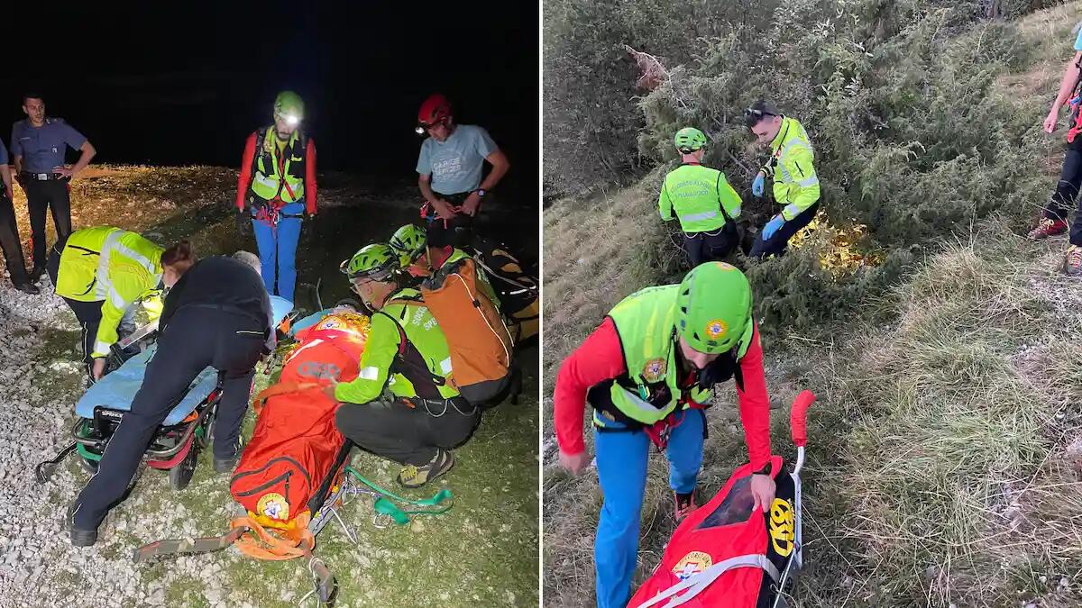 Si chiude la vela, cade con il parapendio dopo il decollo e si frattura una gamba - 