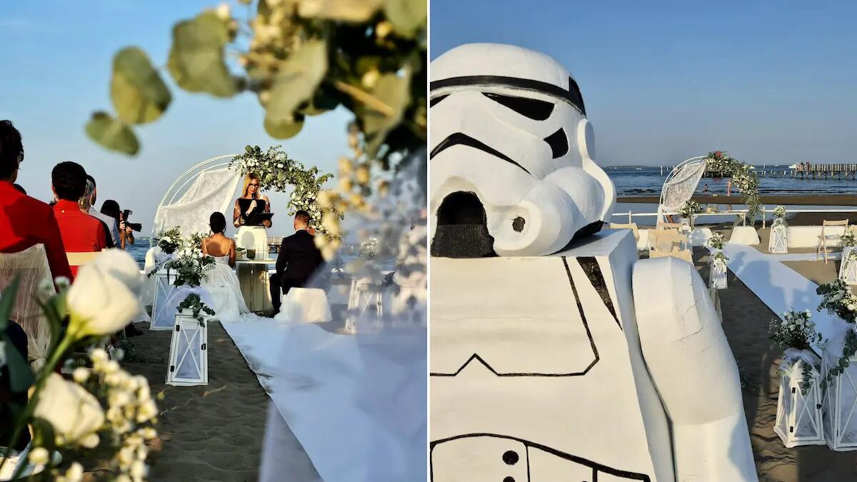 Primo e spettacolare matrimonio a tema Star Wars in Friuli Venezia Giulia - 
