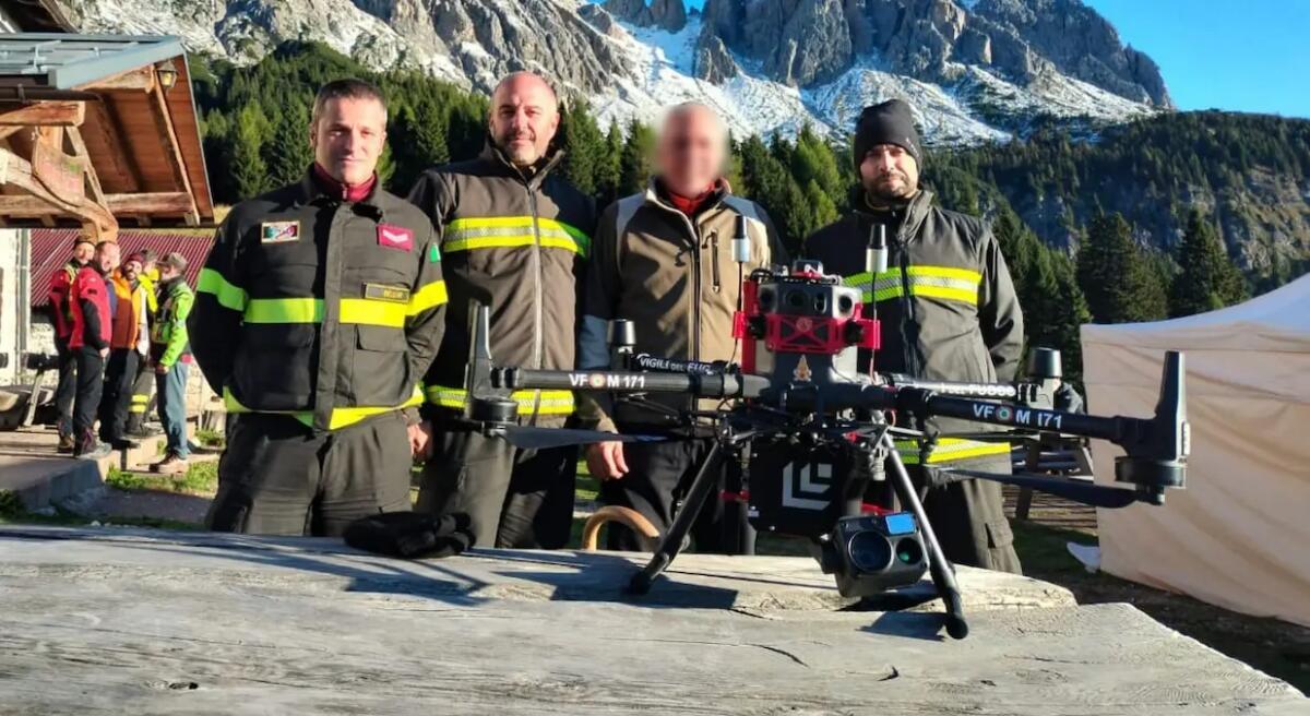 Cercatore di funghi disperso da ieri, trovato grazie a un drone con tecnologia Lifeseeker - 