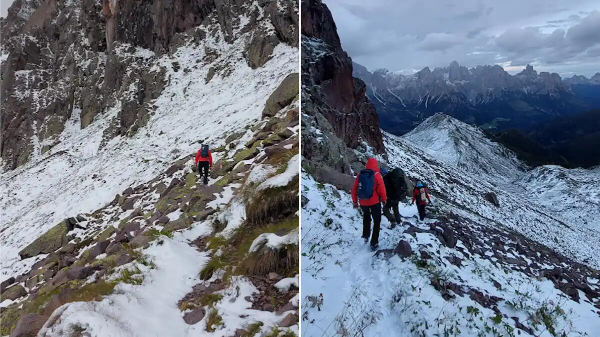 Bloccati e infreddoliti a quota 2.450 metri per le fortissime raffiche di vento: soccorsi - 
