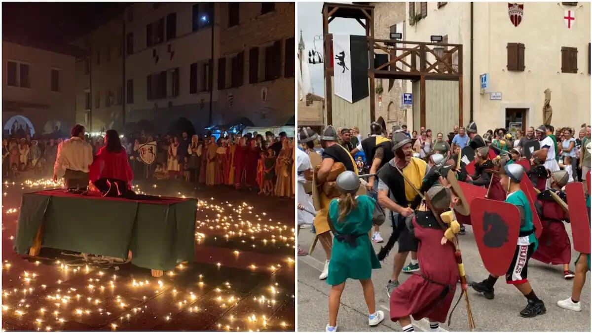 Medioevo a Valvasone, oltre 25 mila presenze nonostante la pioggia - 