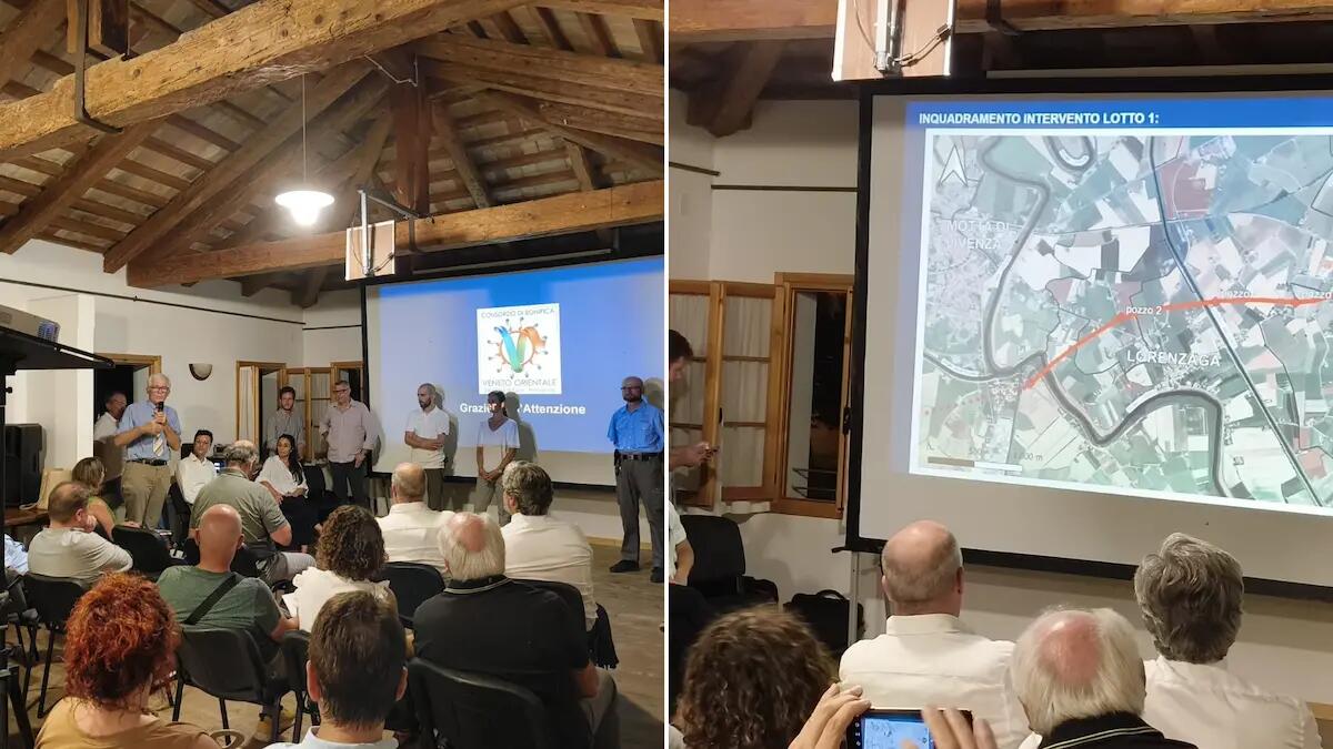 Presentato a Lorenzaga il primo lotto della dorsale irrigua dal fiume Lia al Tagliamento -