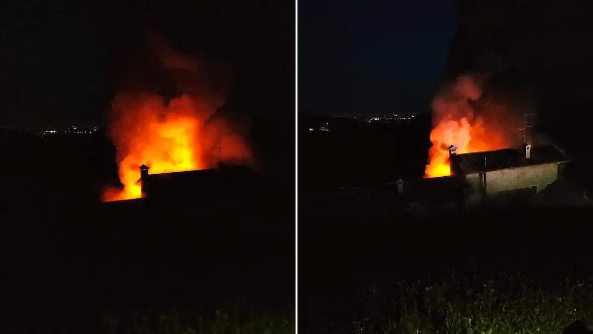 Incendio a Clauzetto, fiamme alte al resort "Villa Borgo Murs" | FOTO - VIDEO - 