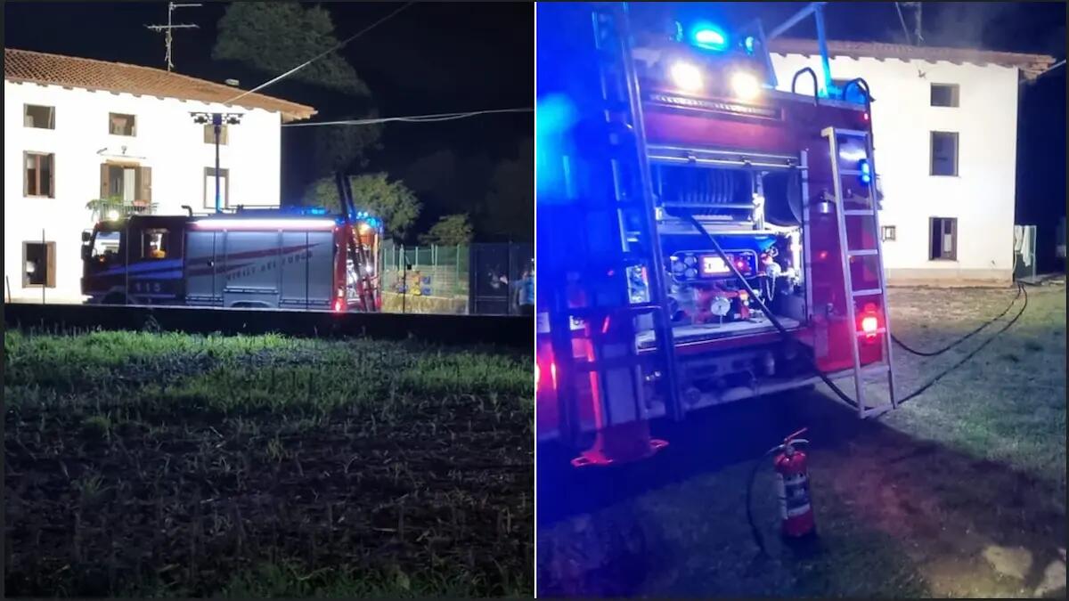 Corto circuito in lavanderia, scoppia l'incendio in casa a Rive d'Arcano: intervengono i pompieri - 