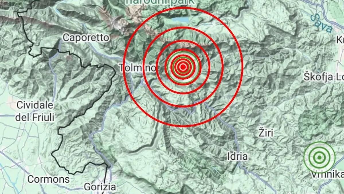 Terremoto tra Italia e Slovenia, scossa avvertita in Friuli Venezia Giulia - 