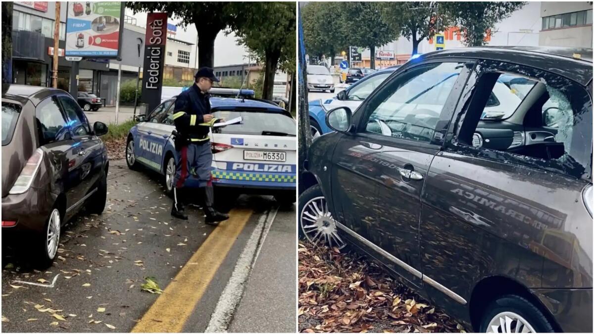 Colto da malore al volante finisce contro un albero: la Polizia rompe il finestrino e lo salva - 