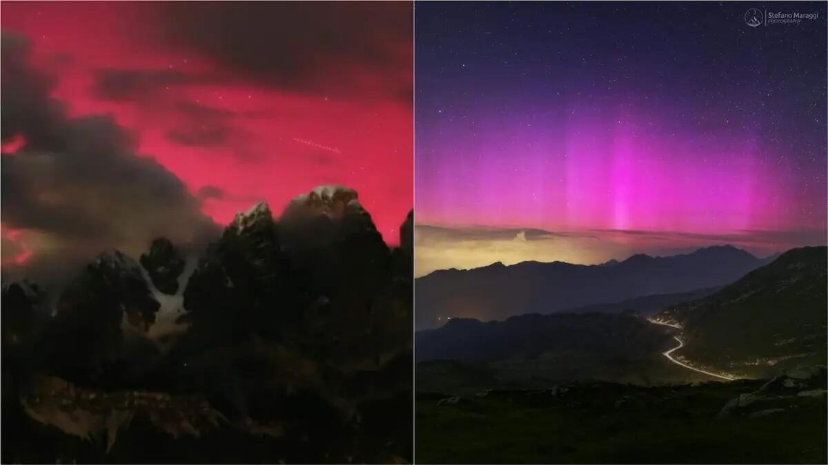 Cieli del Nordest illuminati dall’Aurora Boreale: le spettacolari immagini - 