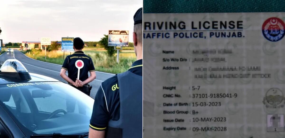 Alla guida di un furgone con una patente falsa: denunciato cittadino straniero - 