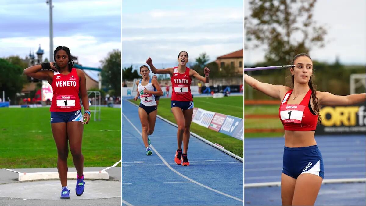 Otto medaglie per il Veneto nella prima giornata dei Campionati Italiani Cadetti a Caorle -