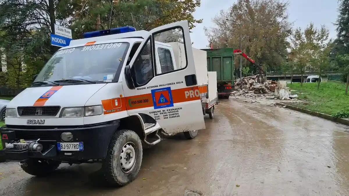 Partono 35 volontari della Protezione Civile in Emilia Romagna - 