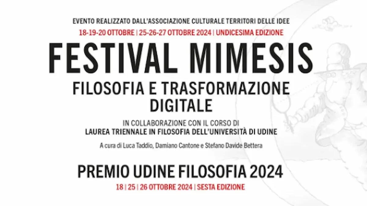 Festival Mimesis 2024: filosofia e scienza protagoniste a Udine - 