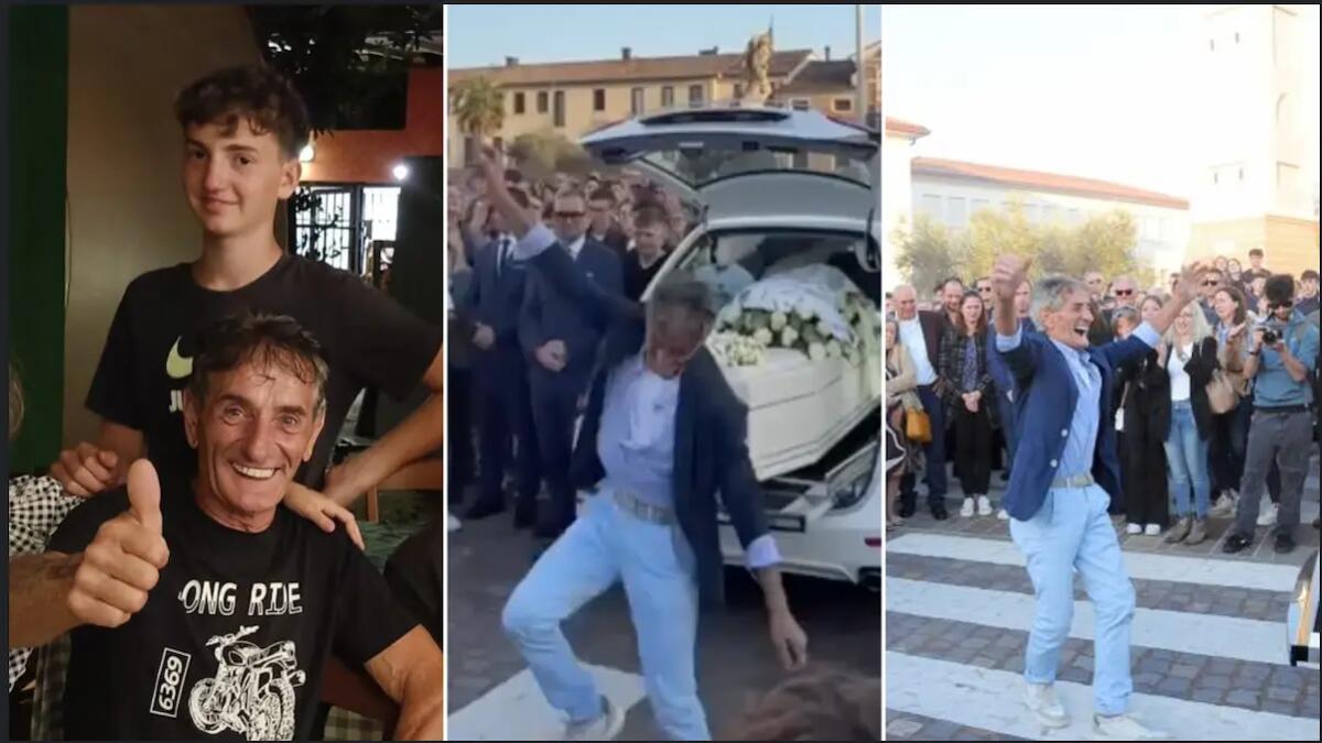 Gino ed il "ballo" al funerale del nipote Kevin: «chiedo scusa se mi sono lasciato andare» - 