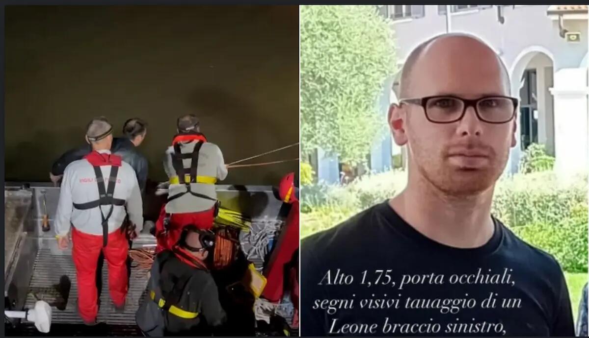 Finite le speranze: trovati sul fondale del Bacchiglione l'auto e il corpo di Marco Breda - 