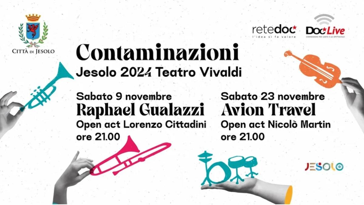 Rassegna culturale CONTAMINAZIONI 2024: Raphael Gualazzi e Avion Travel in concerto -
