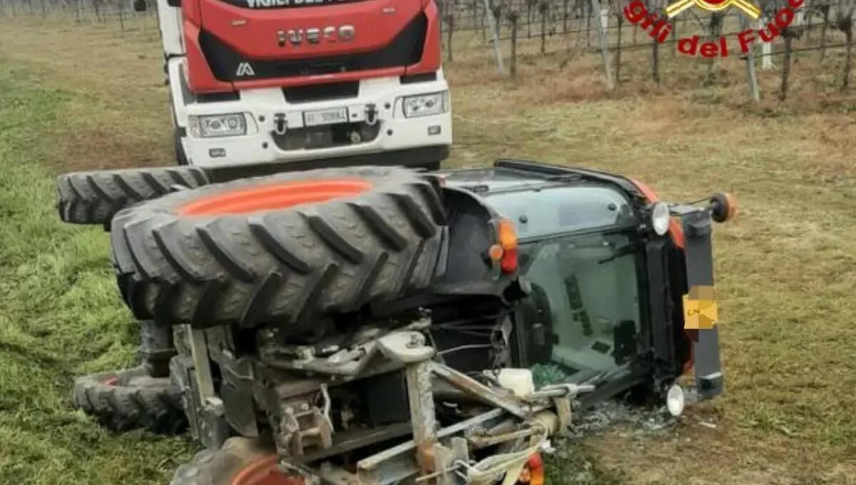Trattore si ribalta a Roncà: agricoltore in condizioni critiche - 