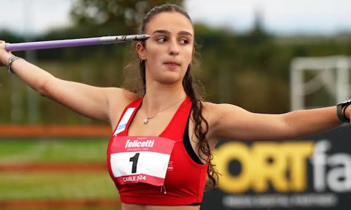 Sofia Polentes conquista il titolo di campionessa italiana di giavellotto a Caorle -